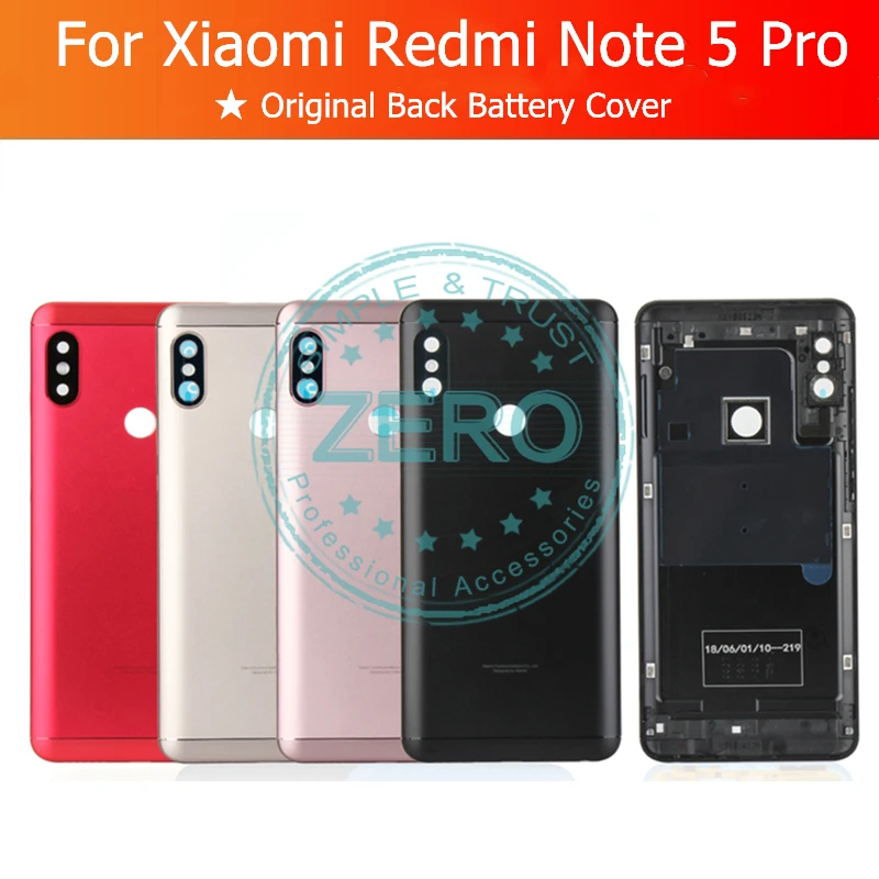 Задняя крышка батарейного отсека для Xiaomi Redmi Note 5 Pro металлическая алюминиевая Note5