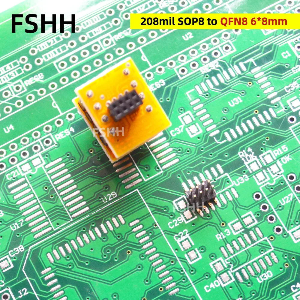 Мини розетка серия 208mil SOP8 до 6*8 мм QFN8 адаптер тестовая DFN8 WSON8 MLF8