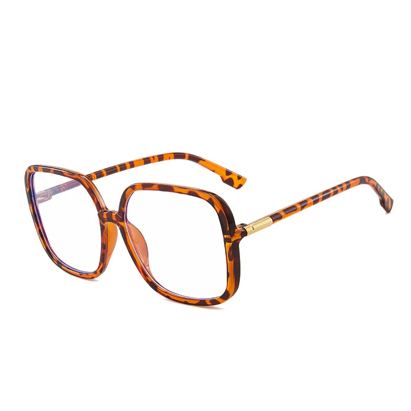 Женские квадратные очки с плоской оправой модные плоские зеркальные защитой от