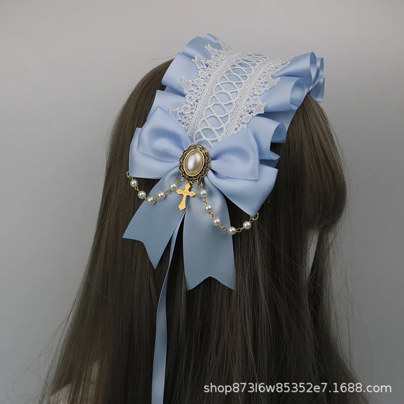 Лолита повязка на голову Готическая Diablo серии убить крест ручка в форме ангела