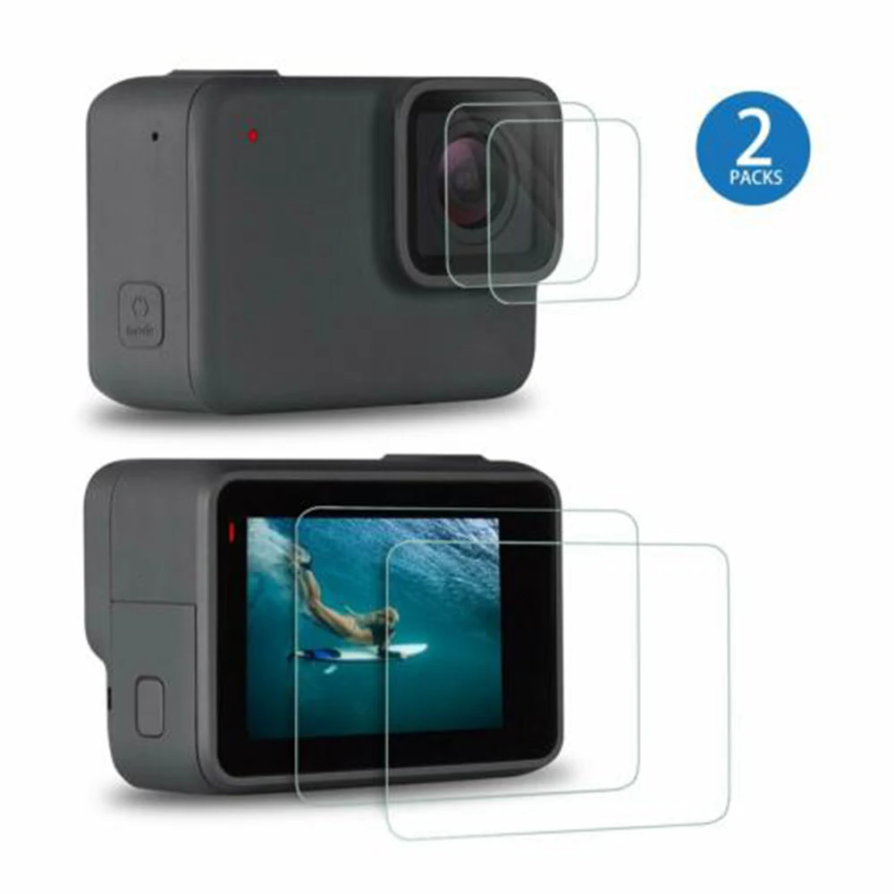 Новый защитный чехол из закаленного стекла для Go Pro Gopro Hero 5 6 7 Hero5 Hero6 Hero7 крышка
