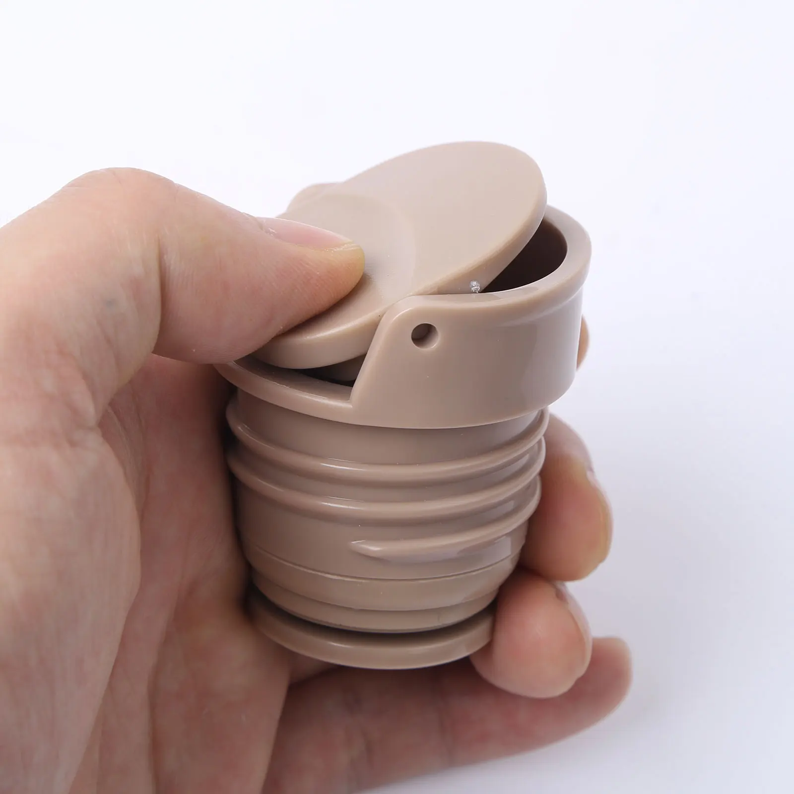 Travel Water Bottle Cover Thermal Mug Cup Lid Vacuum Flask Coffee Tea Jug Cap Leak Proof Plastic Stopper Cover for Drinking Jars
