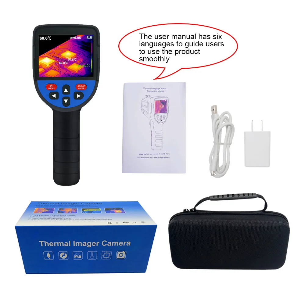 Быстрая доставка портативная тепловизионная камера с разрешением высокой