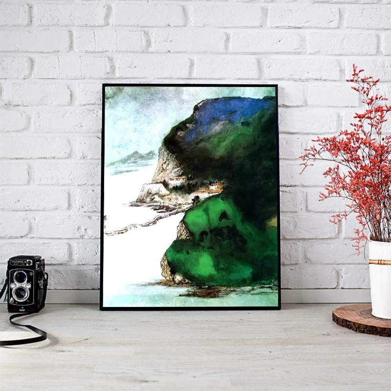 Китайские древние чернила художественная живопись по номерам горный всплеск