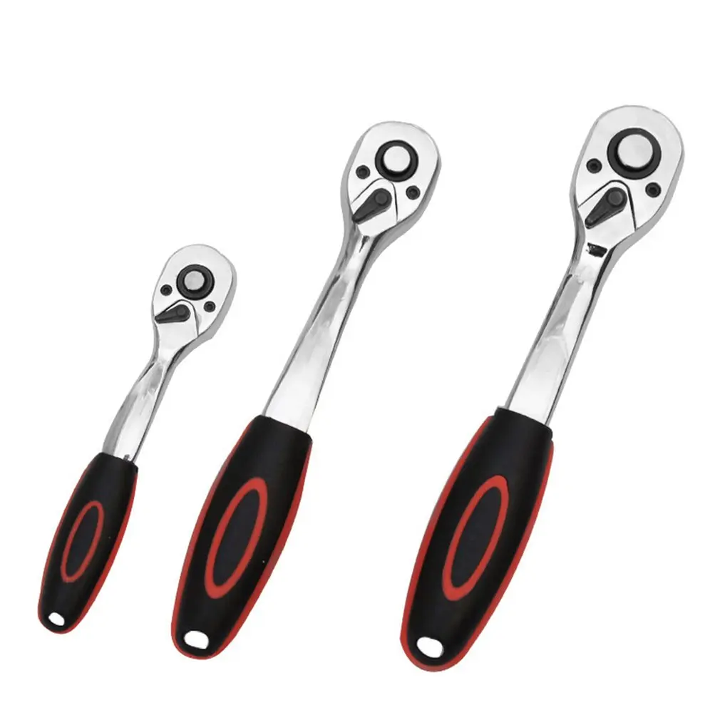 Регулируемый удлинитель с трещоткой и рукояткой 24/72 зубьев 1/4 3/8 1/2 дюйма длинный