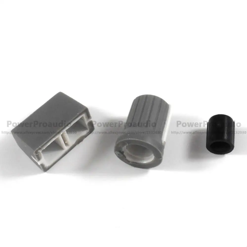 10PCS Rotary Knob+10PCS Fader Cap For Rane Mixer TTM 57 61 62 64 68 (Gray) | Электроника