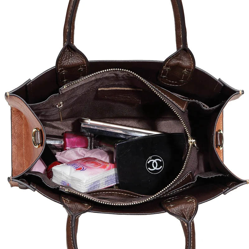 

Bestform Luxury Handbags Women Bags 2021 New Casual Large Capacity Handmade Embossing Genuine Leather Shoulder & Crossbody Bags