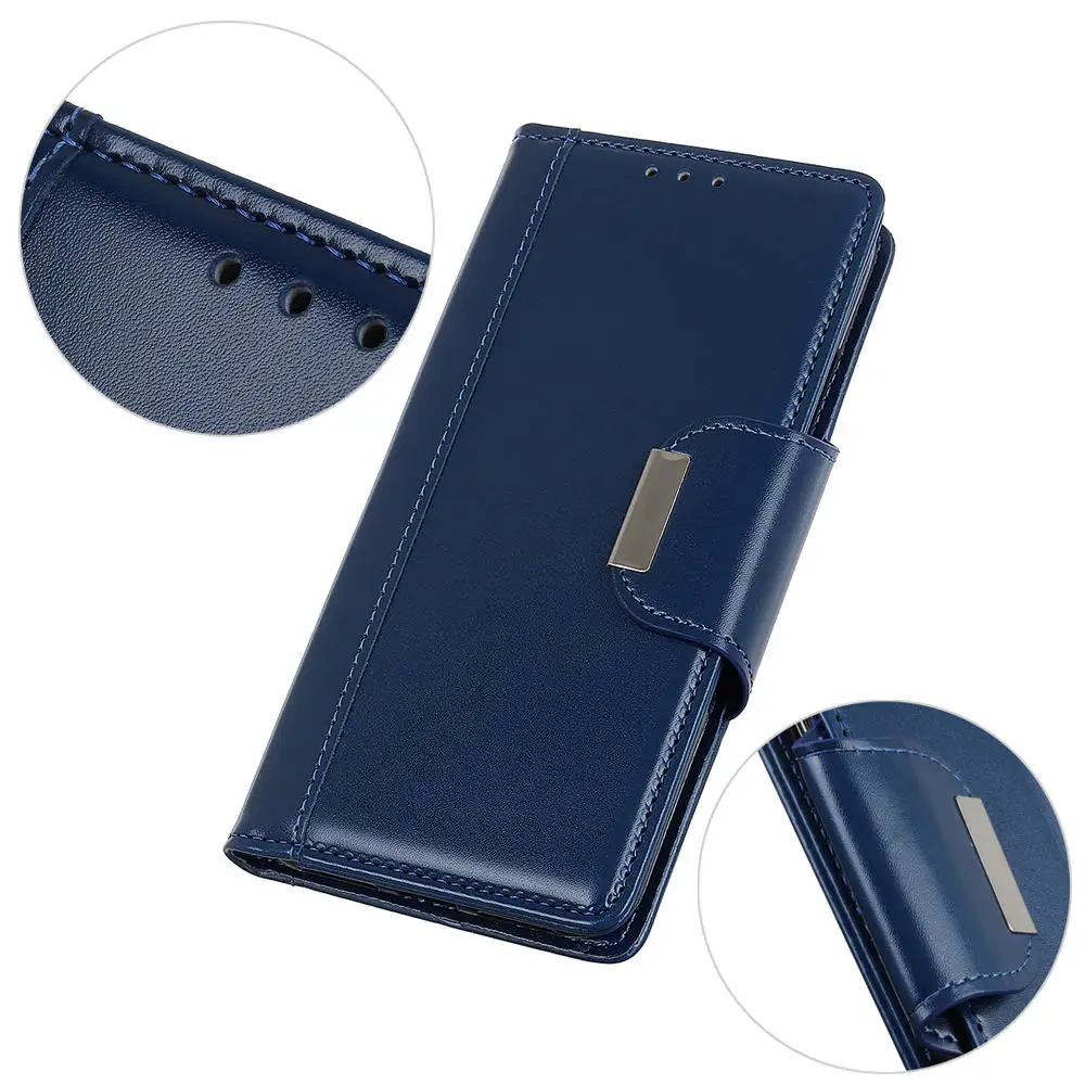 ZG- Blue Для Xiaomi mi 9 8 se 9t pro Магнитный чехол для телефона для mi CC9E CC9 8 A3 A2 Lite роскошный кожаный кошелек чехол с флип-стойкой - Цвет: ZG- Blue