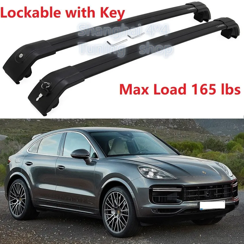 Хорошее качество для Porsche Cayenne 2011 2012 2013 2014 2015 2016 2017 2018 багажная полка на крышу рейка