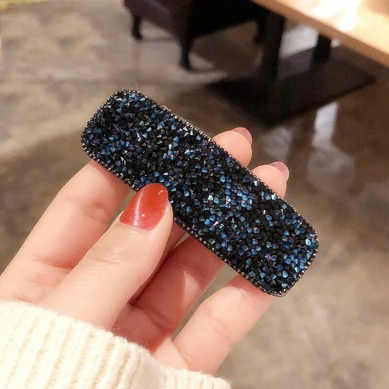 Заколки для волос с бусинами женские сияющие хрустальные стразы милые