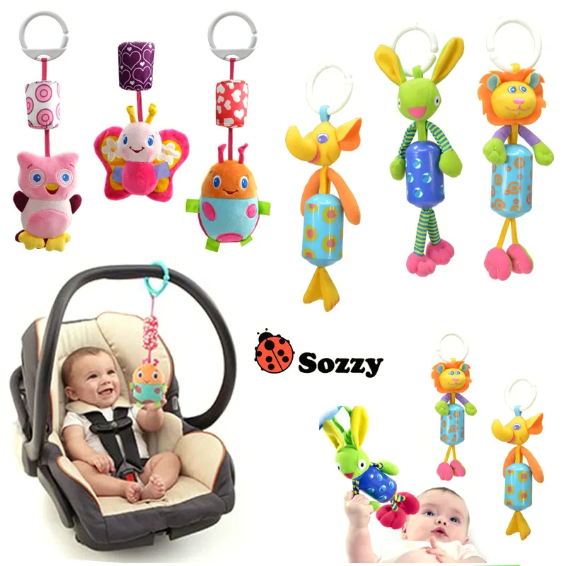 Sozzy новые детские игрушки для мобильных детей плюшевая кровать колокольчики