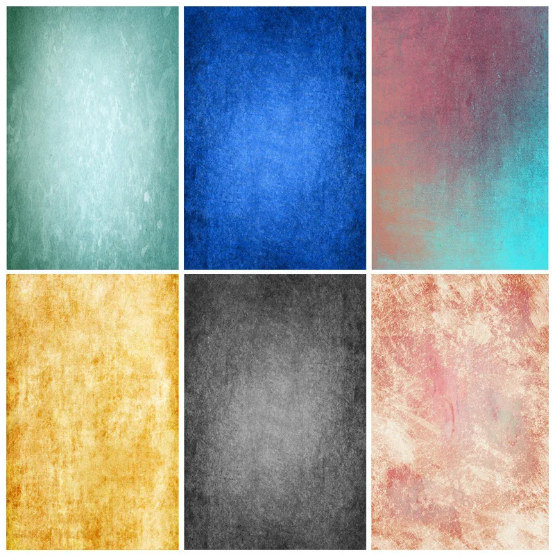 

Gradient Solid Color Vintage Background Wedding Baby Shower Newborn Portrait Photography Backdrops For Photo Studio 21412FXX-06