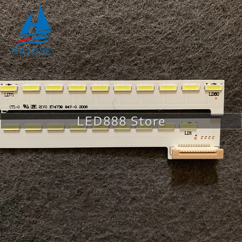 Original 2pcs/Lot LED Backlight Strip 80 LAMP For Sony 65&quotTV XBR KD-65X9000A NLAC50234L NLAC50234R RST234L-42A1 RST234R-44R | Лампы и
