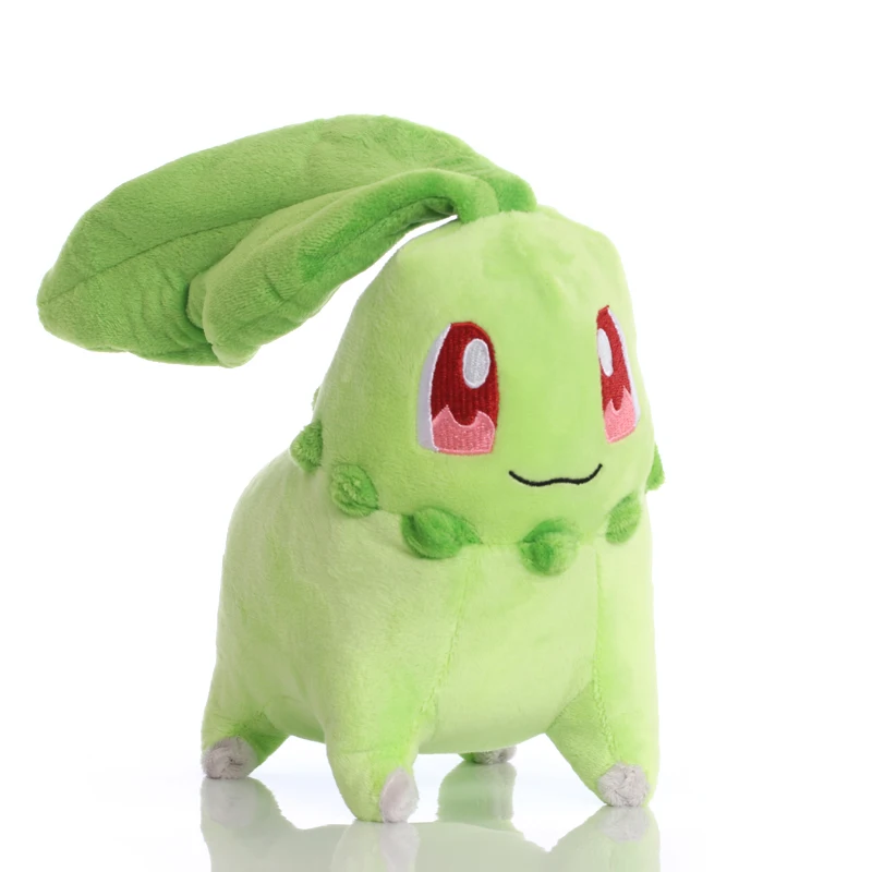 5 шт./лот 20 см TAKARA TOMY Pokemon Chikorita Плюшевые игрушки Мягкие животные куклы Подарки для