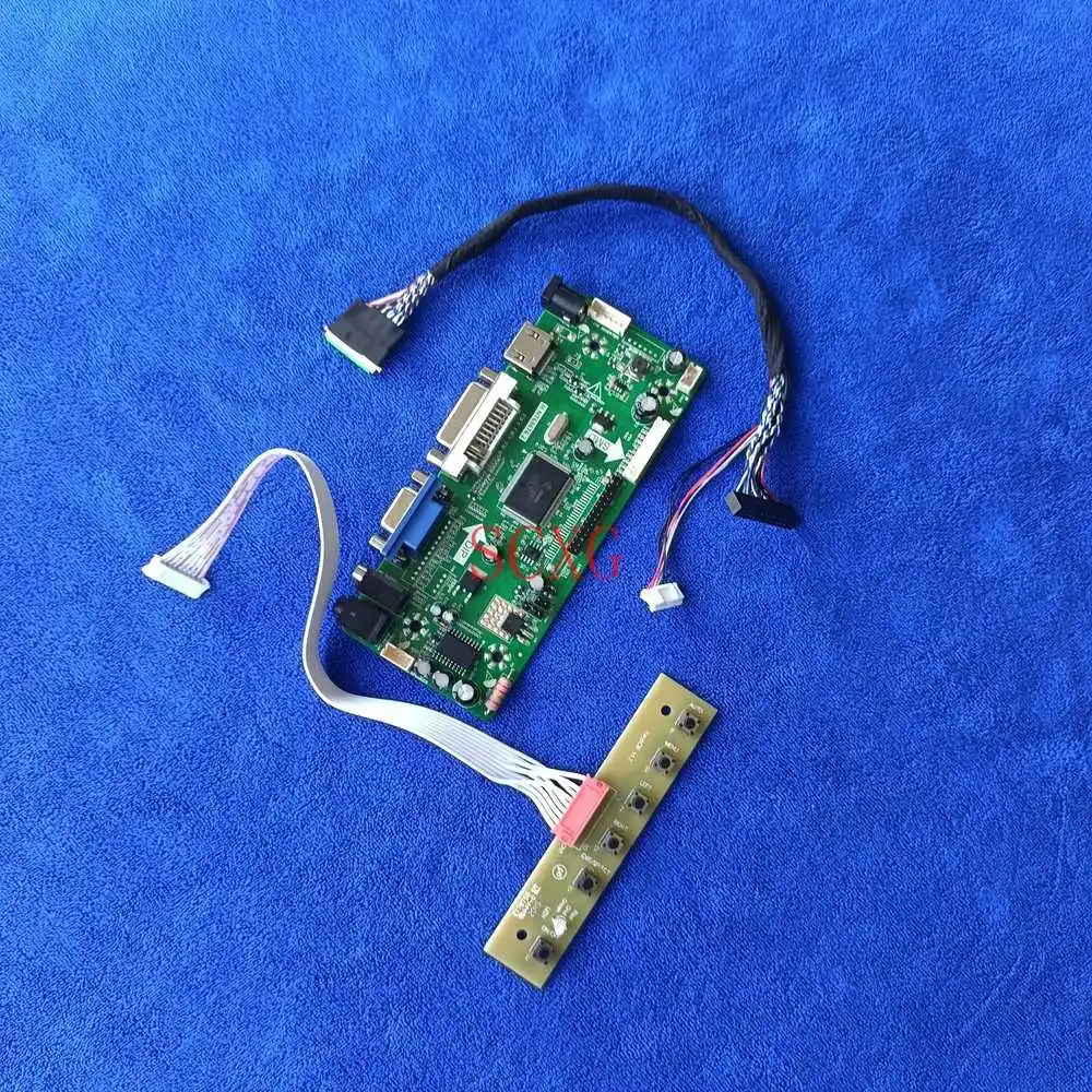 DVI VGA HDMI-compatible Fit M133NWN1/N133B6/N133BGE 60Hz WLED M.NT68676 DIY Kit 40 Pin LVDS 1366*768 LCD screen controller board аксессуар palmexx hdmi vga px hdmi vga