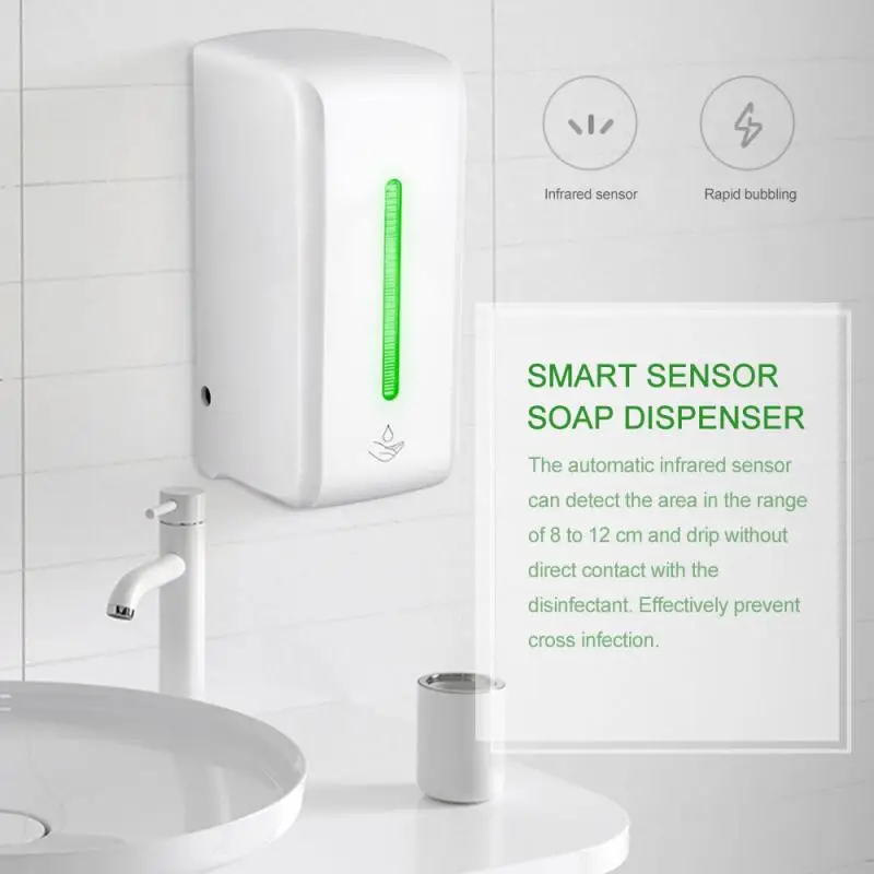 

Automatic Sprayer Free Touching Hand Disinfection Spray Foam Soap Dispenser Mini Touchless Foam Liquid Soap Dispenser Pump