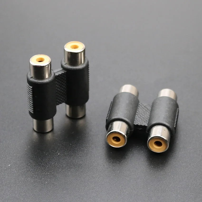 YuXi 2RCA 3RCA гнездо к гнезду переходник для AV Видео Аудио удлинитель кабеля адаптер