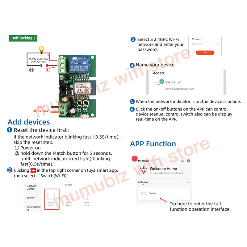 Модуль Wi Fi Alexa совместимый с USB 7 32 в 1 канальный переключатель сделай сам пробежкой