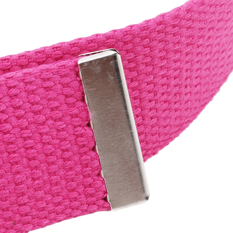 

New Casual Unisex Canvas Fabric Belt Strap D Ring Buckle Webbing Waist Band Casual Jeans Belt 5 Colors Cinturones Hombre