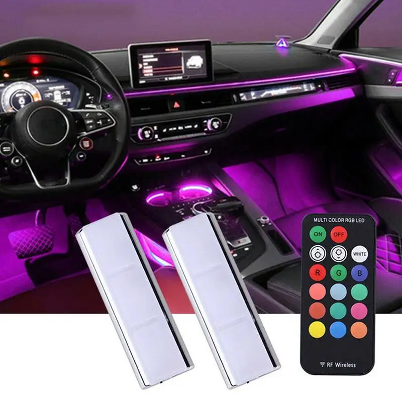 

Car Atmosphere Lamp RGB LED Car Interior Accessories Decorative Lights Floor Ambient X6S2