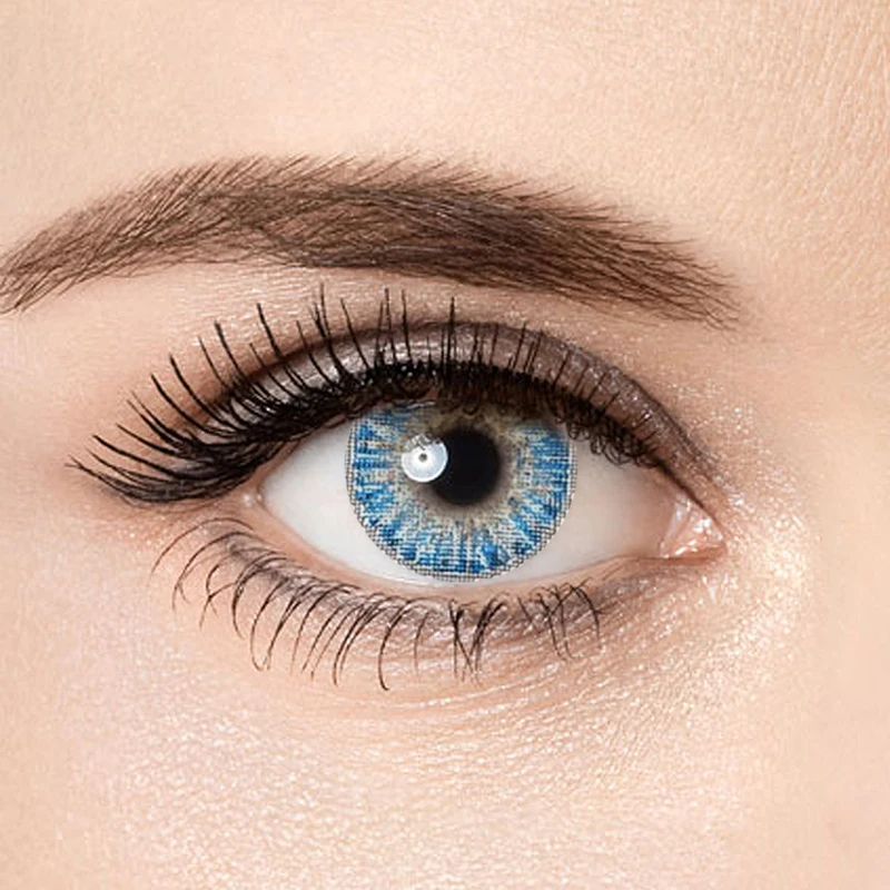 Цветные контактные линзы красивый ученик Хэллоуин Косплей 3 тона серии для