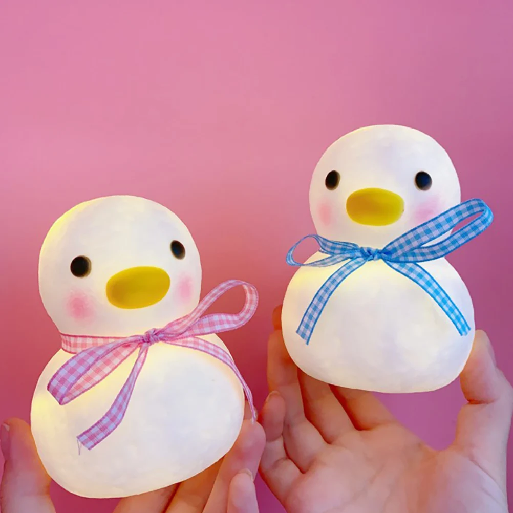 

LED Night Light Cute Duckling Lamp Soft Silicone Baby Night Light Home Decoration Birthday Gifts