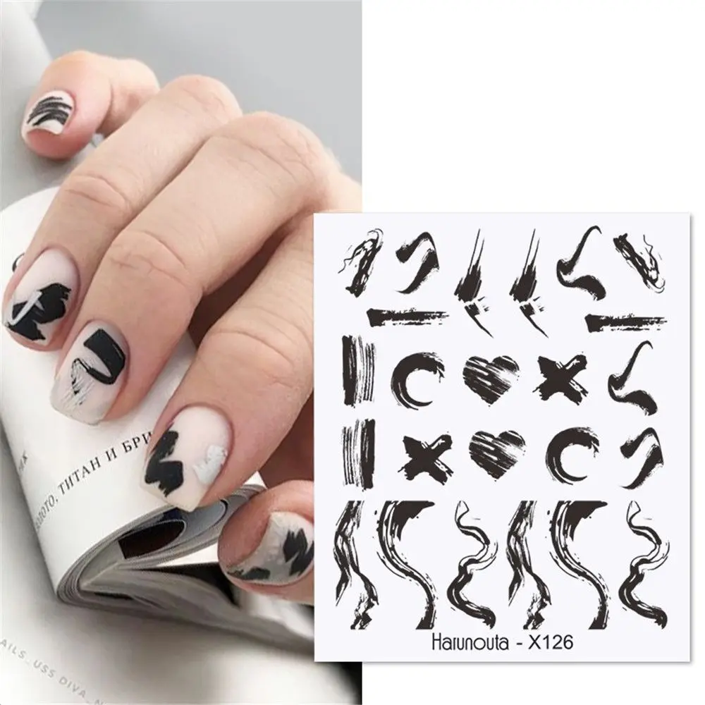 Наклейки для дизайна ногтей в виде сердца на День святого Валентина 3D наклейки