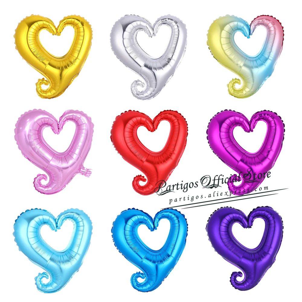 Valentine's Day/Wedding Party Decorations: Red Heart Globos - 18/30/40 inch Giant Hollow Heart Shape Foil Balloons image 6