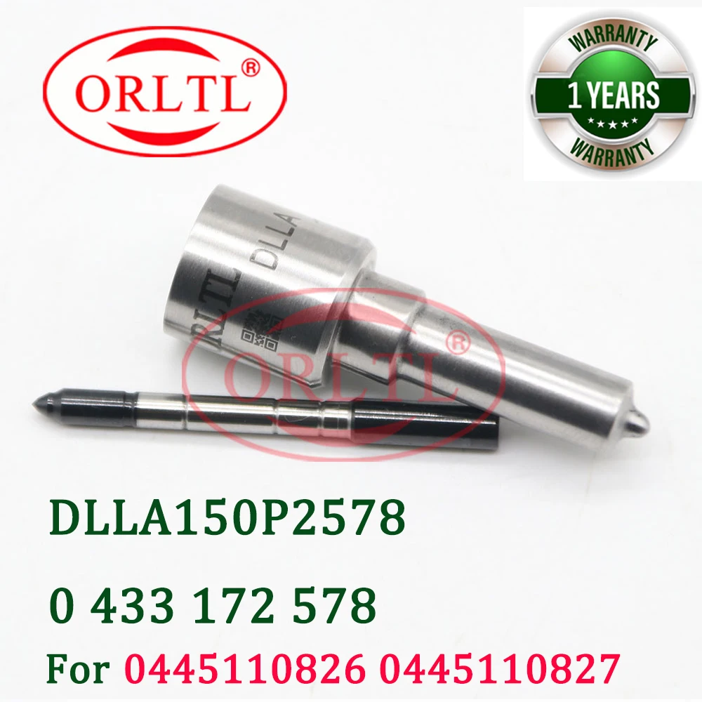

ORLTL автоматическая форсунка DLLA150P2578 0 433 172 578 форсунка дизельного инжектора DLLA 150 P 2578 0433172578 для 0445110826 0445110827