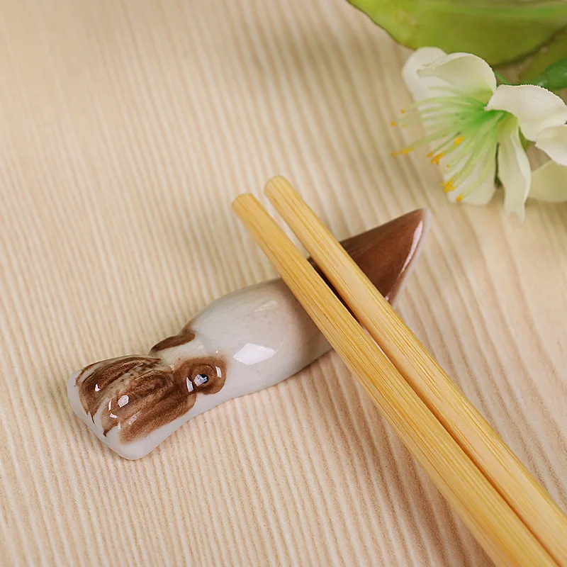 1 шт. Керамика милые ложка остальные держатели рыба Форма вилка и лопатка полка