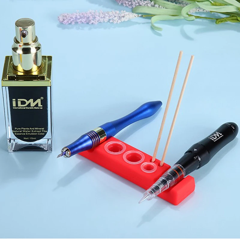 

1Pcs Silicone Tattoo Tool Pen Holder Stand For Microblading Pigment Ink Cup Machine Permanent Makeup Tattoo Accessories