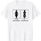 Забавная новинка, Мужская футболка с коротким рукавом для любимой девушки