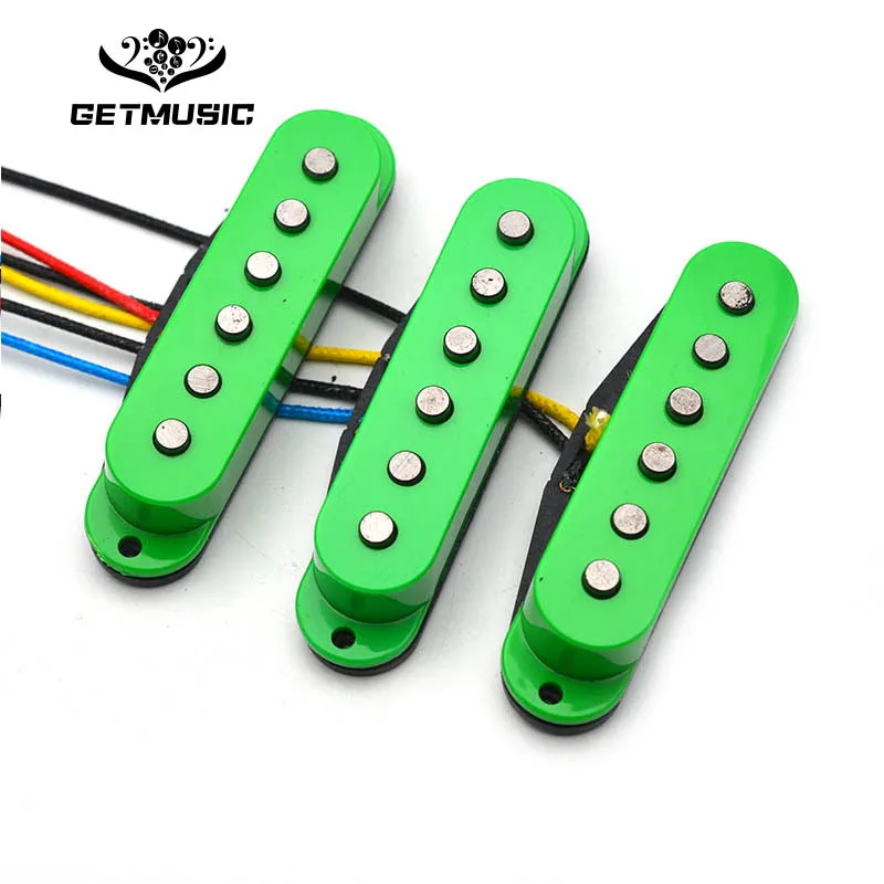 Alnico 5 Шпулька с одной катушкой из верхнего волокна пикап для электрогитары