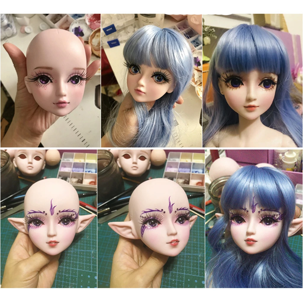 Форма для лица с кукольной головкой 1/3 BJD детали тела чехол Маскарадного макияжа