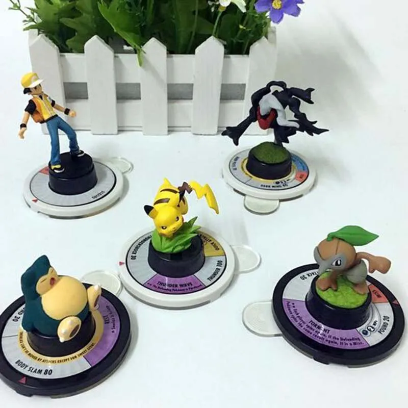 10 шт. аниме XY Pokeball Мини монстр Пикачу Сквиртл Eevee Bulbasaur фигурка игрушки подарок для