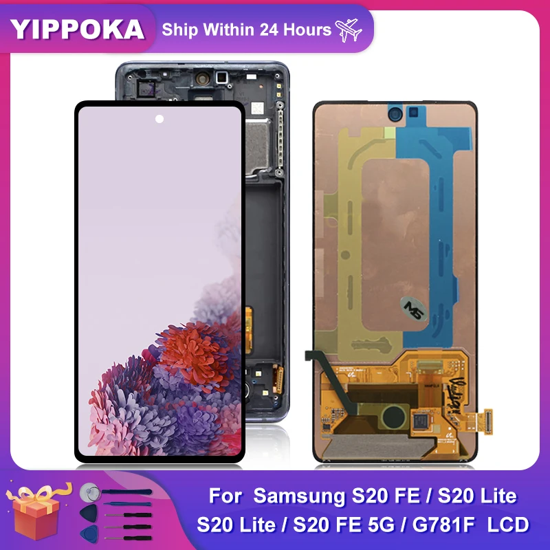 

Оригинальный дисплей для Samsung Galaxy S20 FE 4G, дисплей S20 Lite LCD G780, сенсорный экран, дигитайзер, Замена для Galaxy S20 FE, 5G дисплей