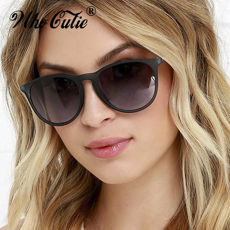 WHO CUTIE 2018 Круглые Солнцезащитные очки для мужчин и женщин брендовые дизайнерские
