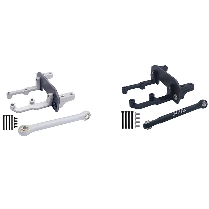 RC 1/10 грузовика AXLE Алюминий Servo крепление + углеродное Рулевое ссылку для осевой