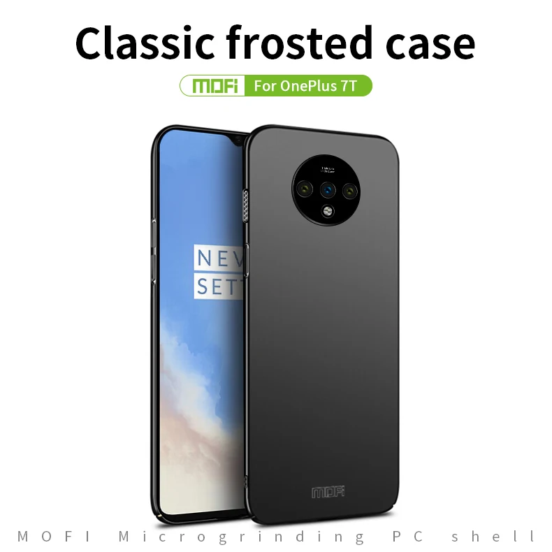 For OnePlus 7T Case MOFi Hard Luxury Protection Cover For OnePlus 7T Phone Case Cover