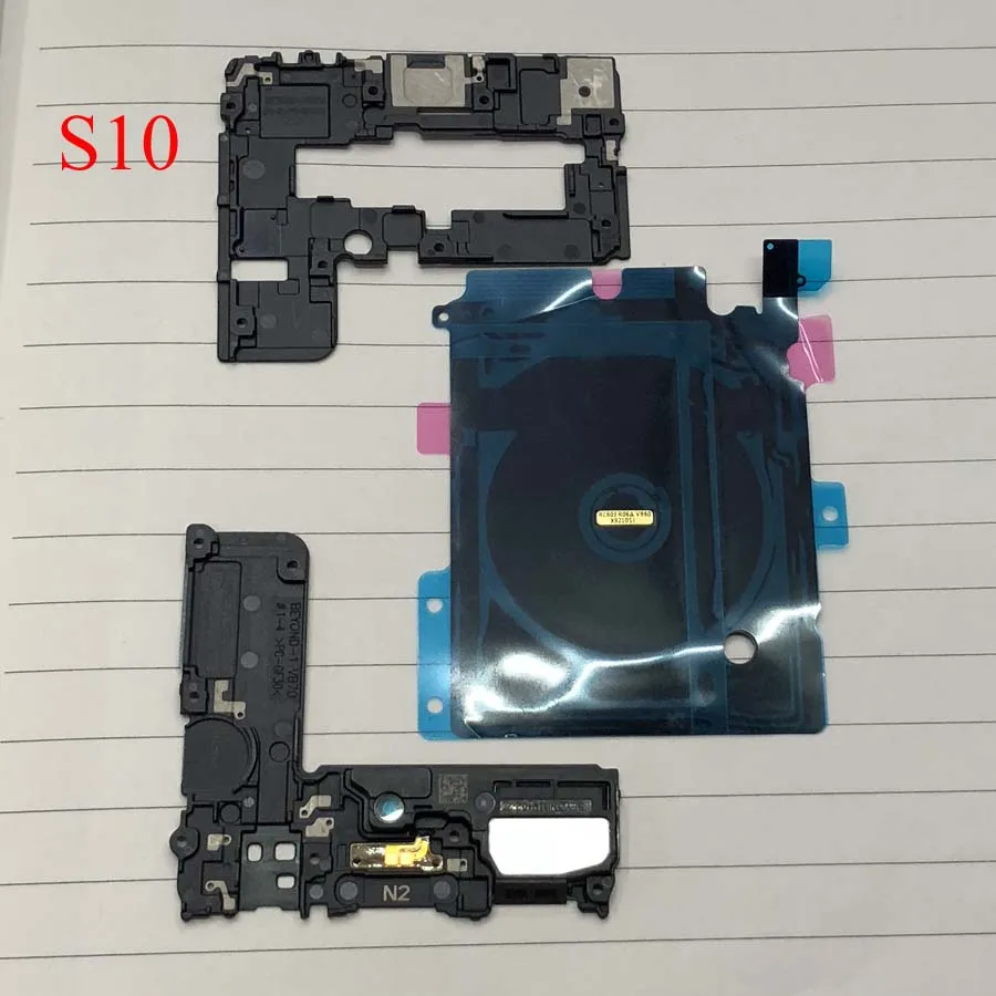 Оригинальный громкоговоритель для Samsung Galaxy S10 G973 G973F + NFC Беспроводная зарядка