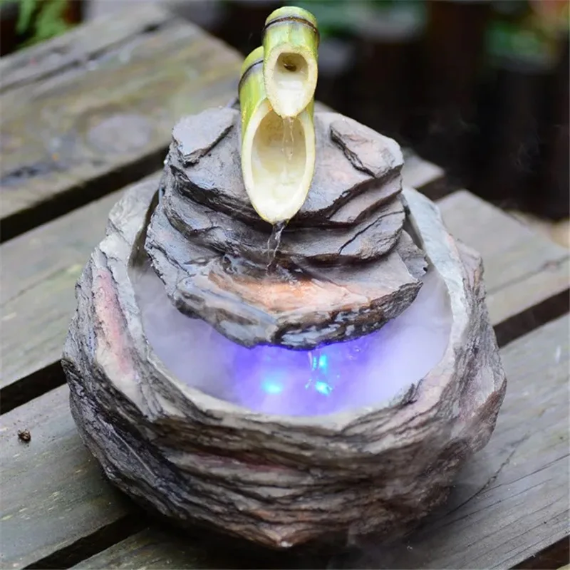 Смоляный увлажнитель для рыбного пруда офисный Настольный креативный водный