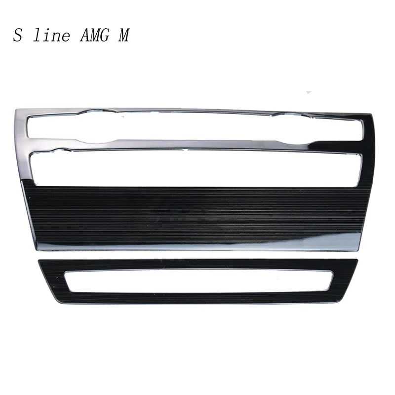 

Автомобильный Стайлинг из углеродного волокна центральная консоль кондиционер объем CD панельные крышки наклейки отделка для BMW X5 E70 X6 E71 аксессуары