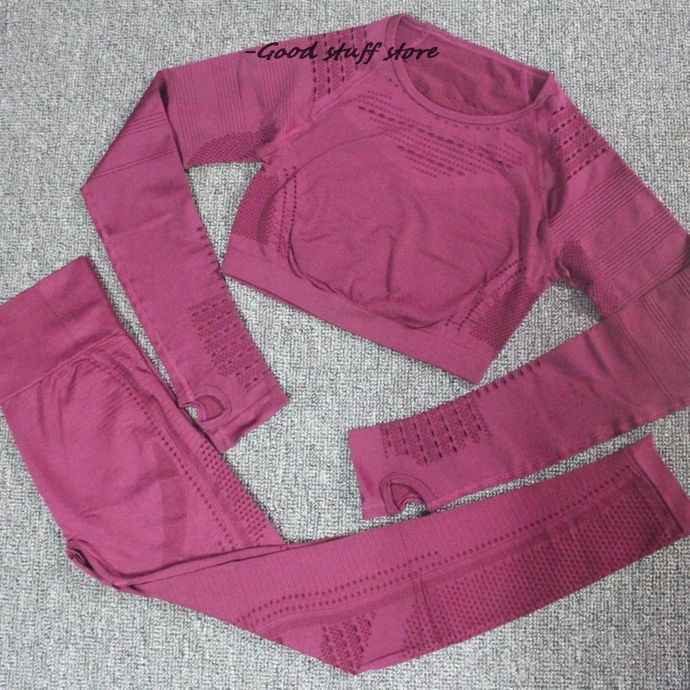 Комплект для йоги женский из 2 предметов безупречная трикотажная одежда