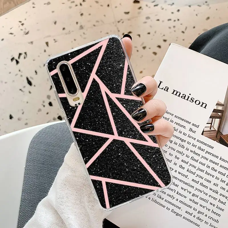 

Marble pattern Phone Case Transparent for Samsung A71 S9 10 20 HUAWEI p30 40 honor 10i 8x xiaomi note 8 Pro 10t 11 mobile bags
