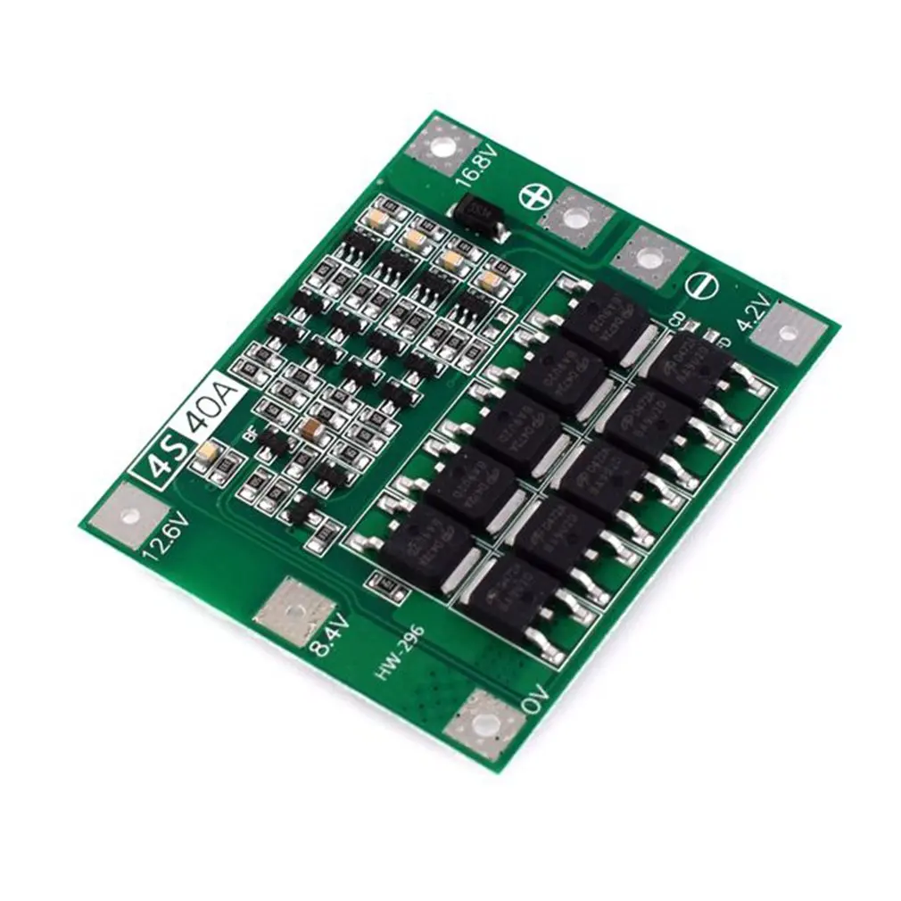 4S 20A литий ионный Батарея 18650 Зарядное устройство PCB плата защиты BMS с балансом для