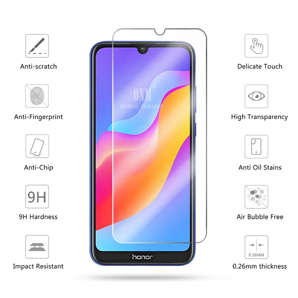 10 шт. закаленное стекло для Huawei Honor 8A / Pro Prime Защитная пленка экрана Play | Мобильные