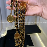 famous brand top quality vintage 24k gold chain belts for women goth new fashion designer luxury jewelry 2021 trendy
