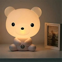 cute panda dog bear cartoon night light 3d animal lamp childrens bedroom toys gifts bedroom bedside decoration lamp dropship