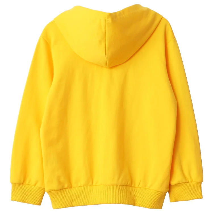 Kids Girls Boys Hoodies Outerwear Spring Red Yellow Black Grey Hooded &amp Sweatshirt Clothes for 3 4 6 8 10 Years |