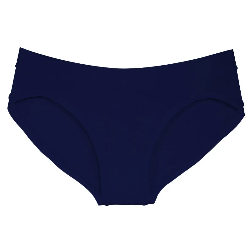 

New Seamless Panties for Women Cotton Briefs Breathable Pure Color Japanese Style Young Women Cute Underwear